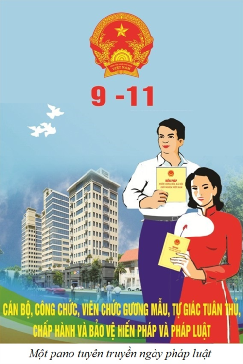 Tuyên truyền ngày Pháp luật nước Cộng Hòa Xã Hội Chủ Nghĩa Việt Nam – 09/11 Năm 2018